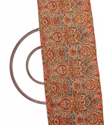 Multi Colour Floral Print Modal Chanderi Fabric
